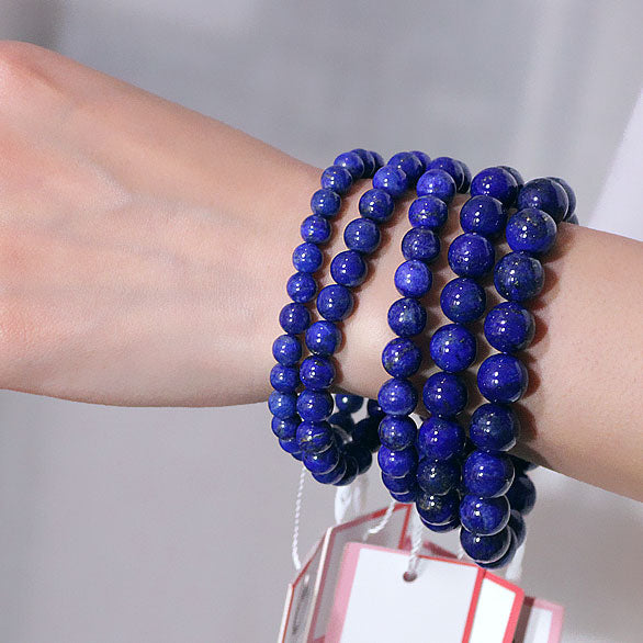 natural lapis baracelets blue